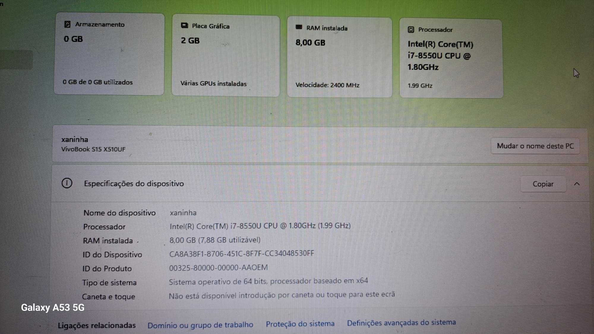 Computador Portátil Asus
