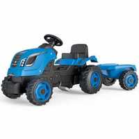 traktor na pedały dla dziecka Smoby Farmer XL z przyczepą  ciągnik