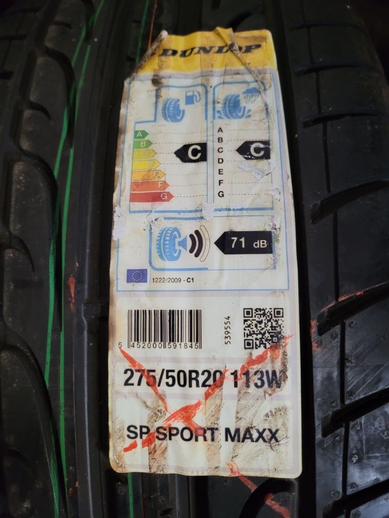 Opony 275/50r20 113W Dunlop SP Sport MAX