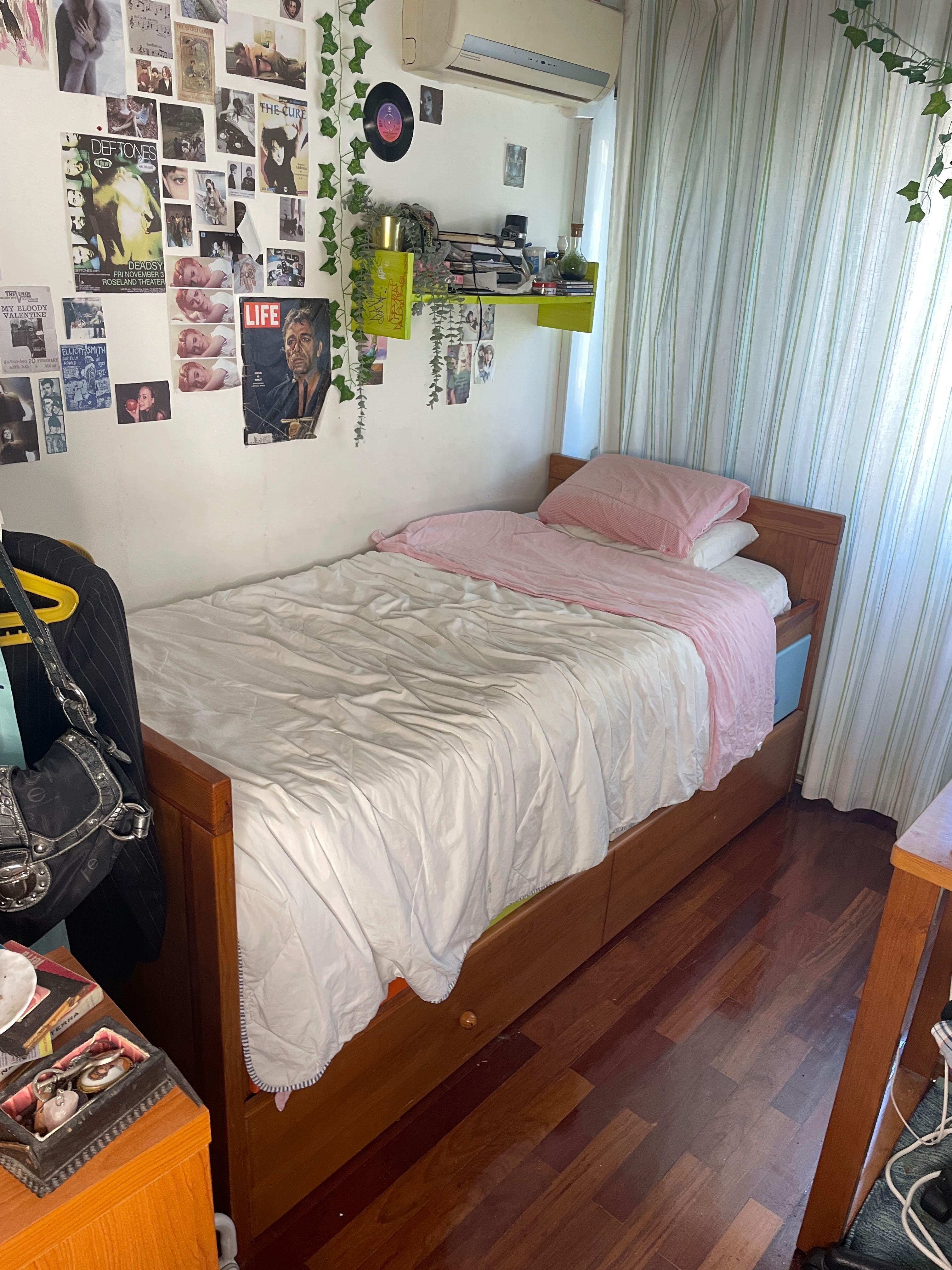 cama individual para 2 pessoas, gaveta com cama(2 colchões incluidos)