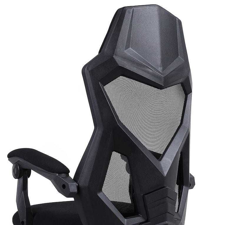 Fotel Gamingowy Yoda Black do biura, wentylowany