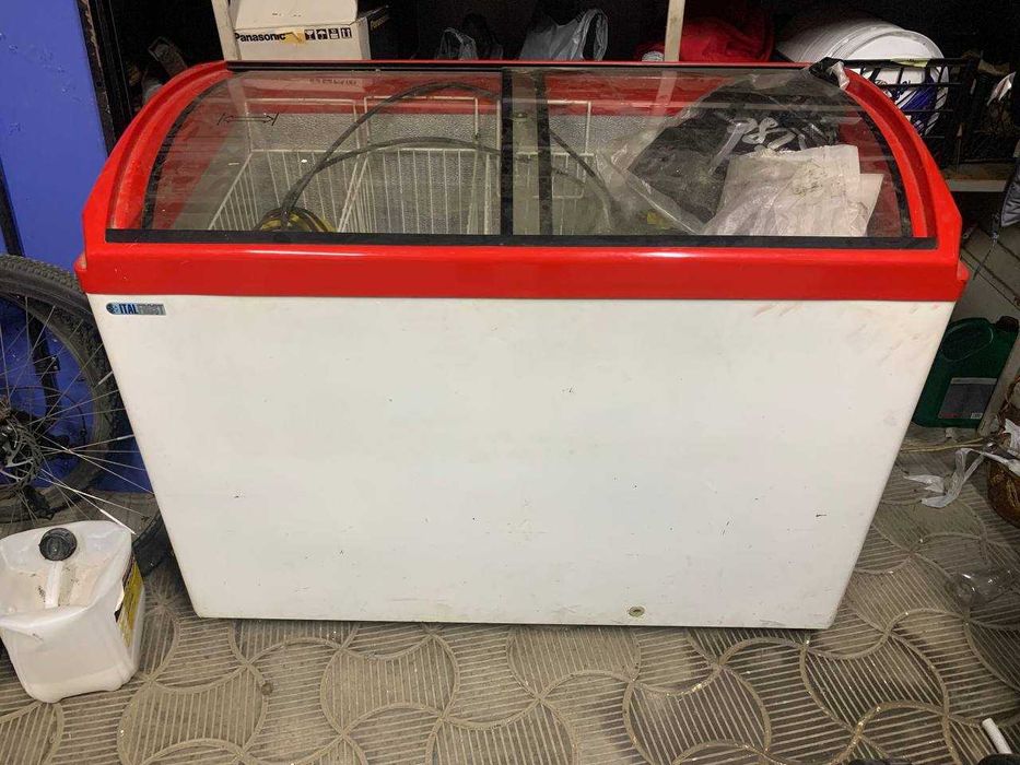 Морозильна вітрина камера ларь морозилка 400 л