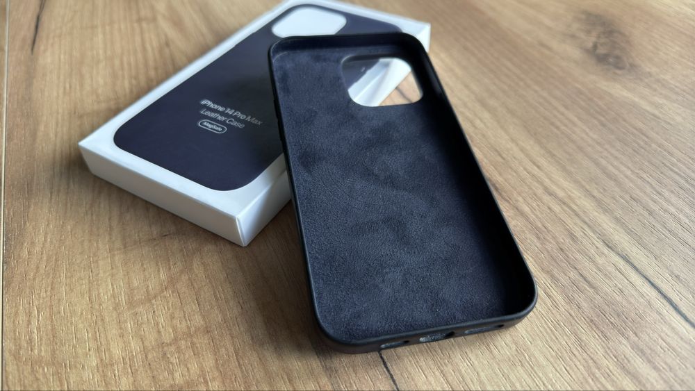 Etui iphone 14 pro max orginał leather case