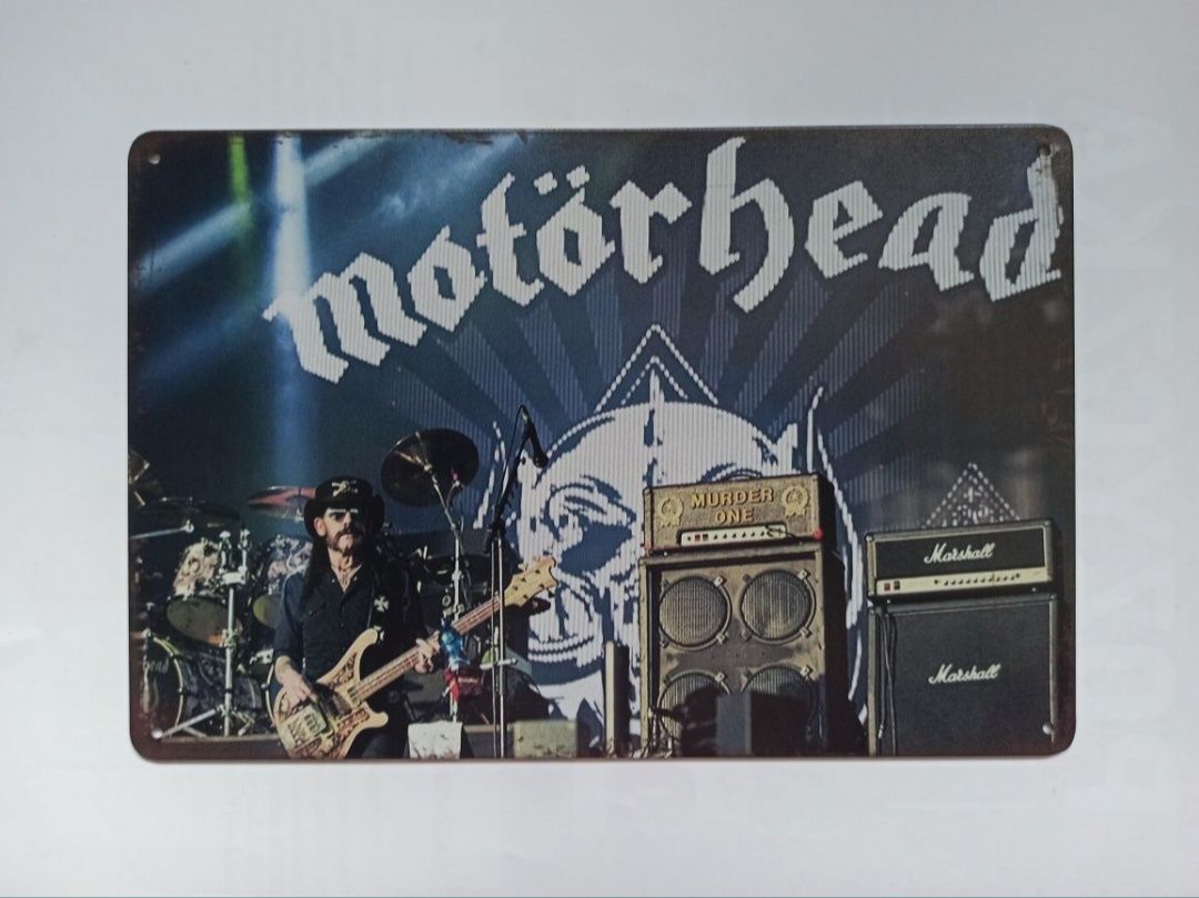 Nowy metalowy szyld Motorhead rock club bar oldschool vinted ozdoba