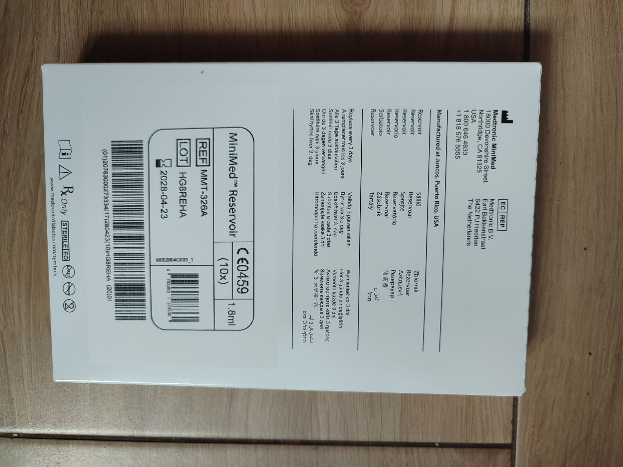 Zbiorniki na insulinę Medtronic -1,8 ml