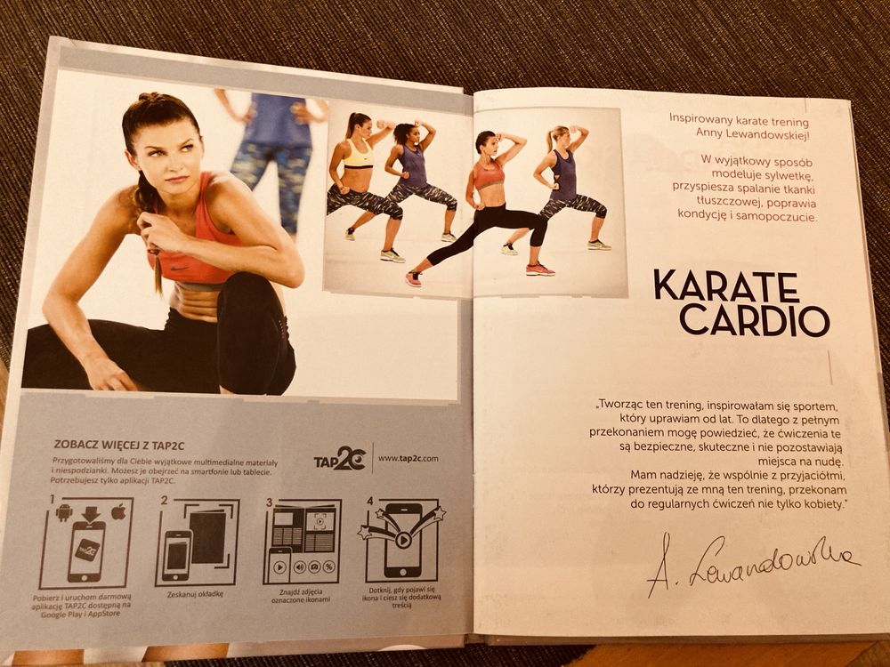 Anna Lewandowska trening karate kardio książka z CD