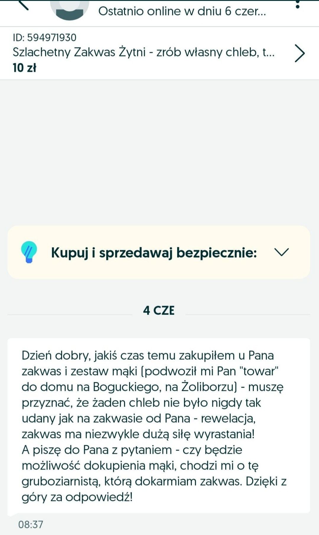 Szlachetny zakwas żytni 16 letni,bardzo mocny,idealny na pyszny chleb