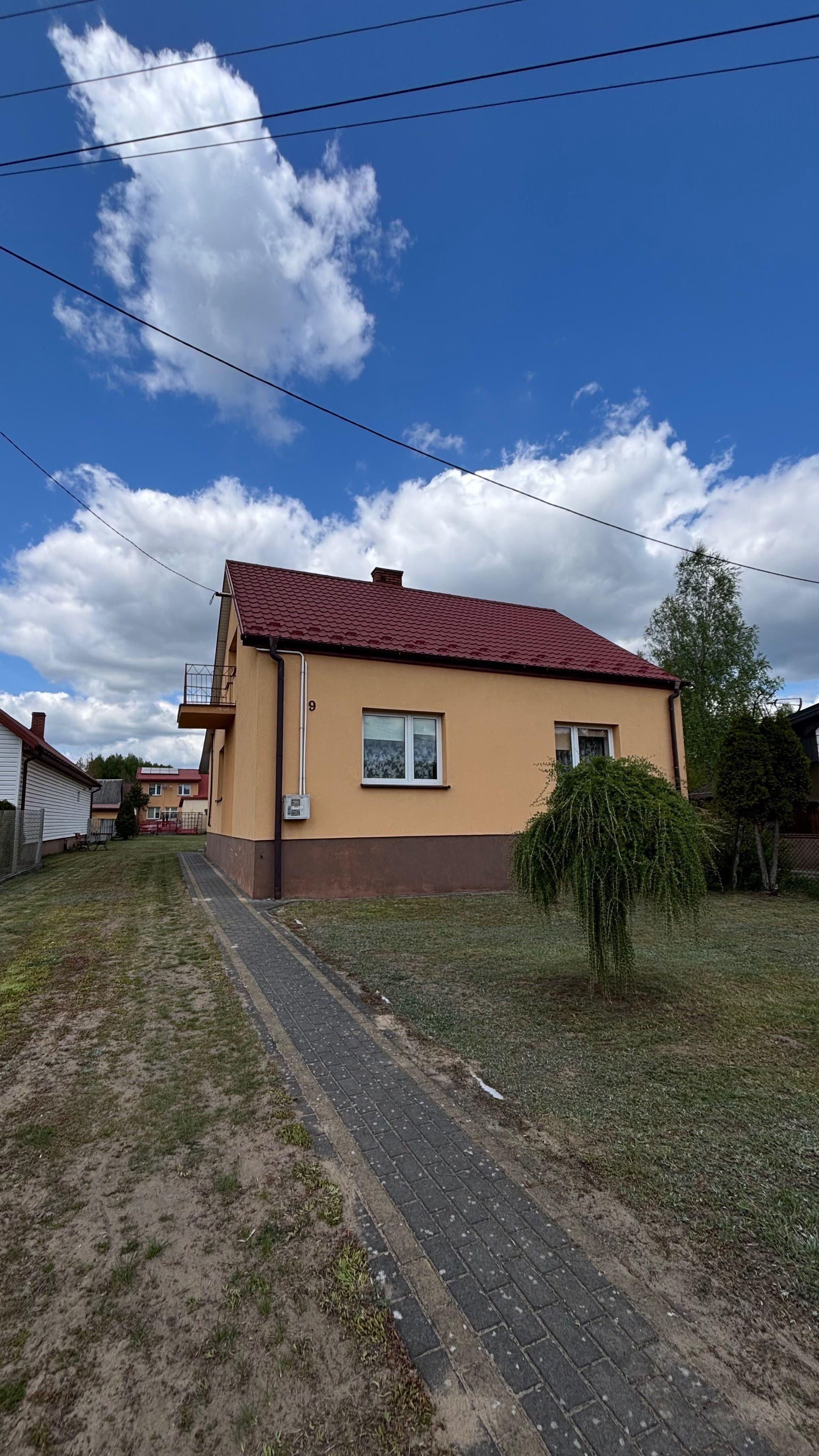 Murowany dom 150 m2 wraz z budynkiem gospodarczym/garażem