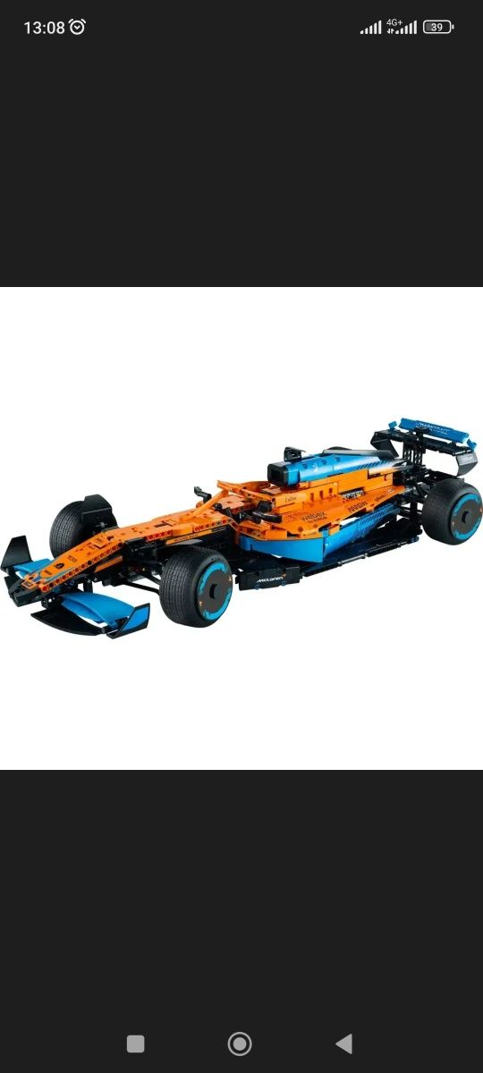 Конструктор Technic McLaren Formula 1 Race Car 42141 (1432 деталей)