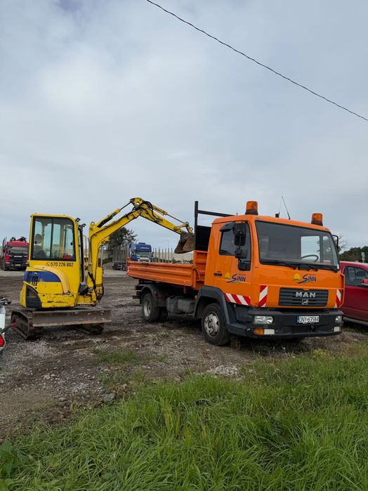 Roboty ziemne, usługi koparką i wywrotką