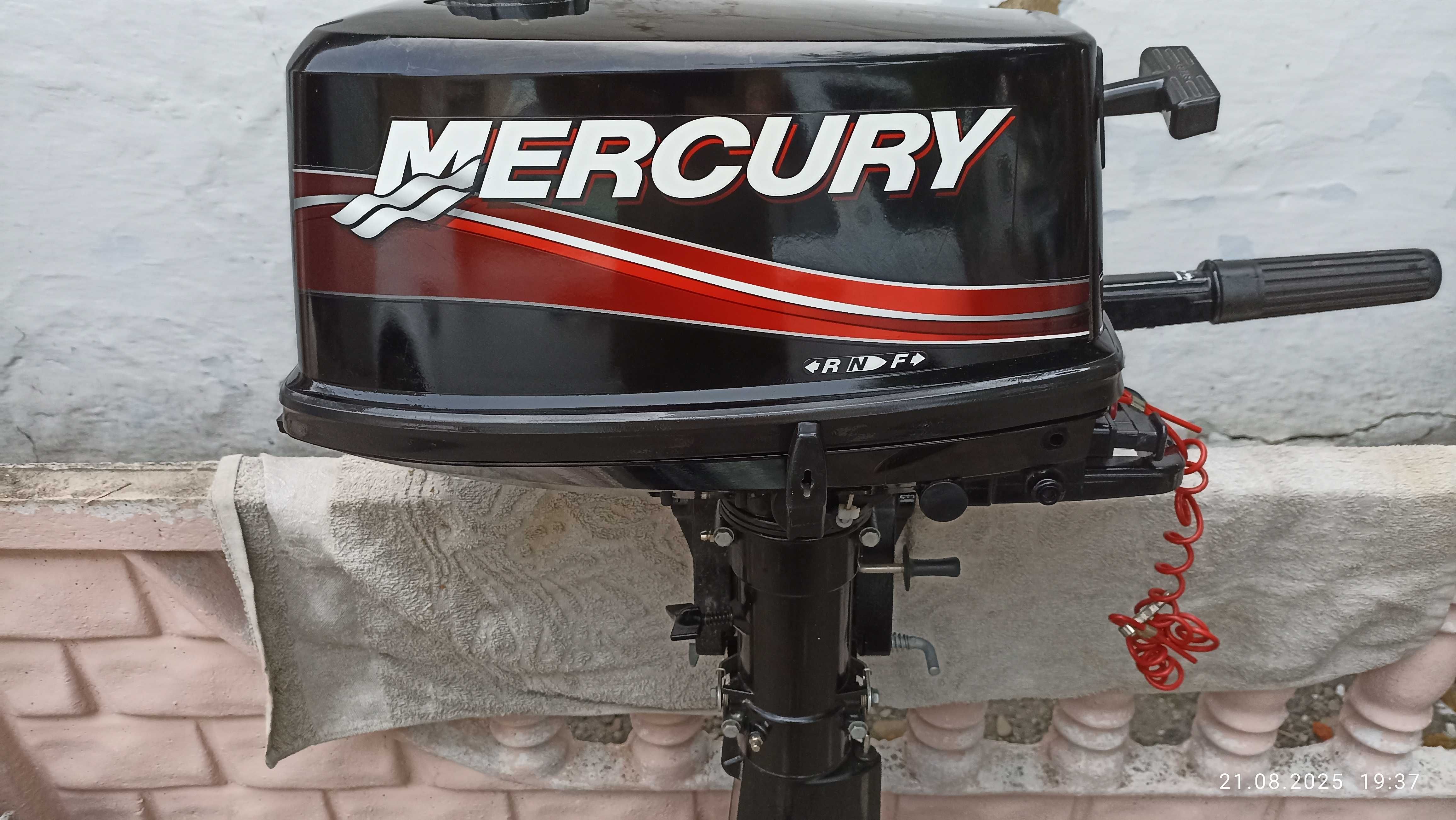 Продам мотор 2-х тактний для човна Mercury f5m