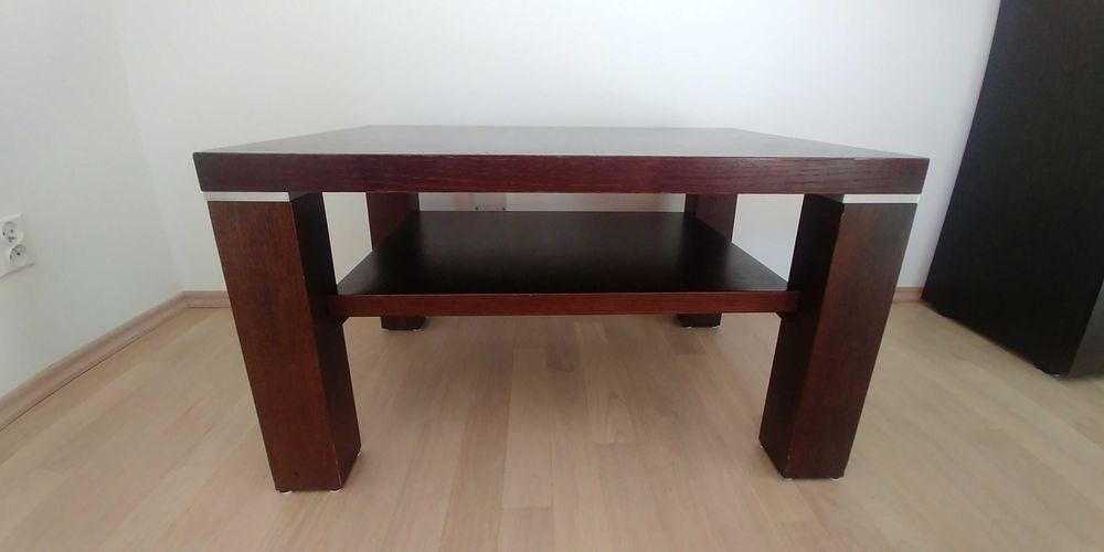 stolik kawowy 80x60 fornir dąb wenge
