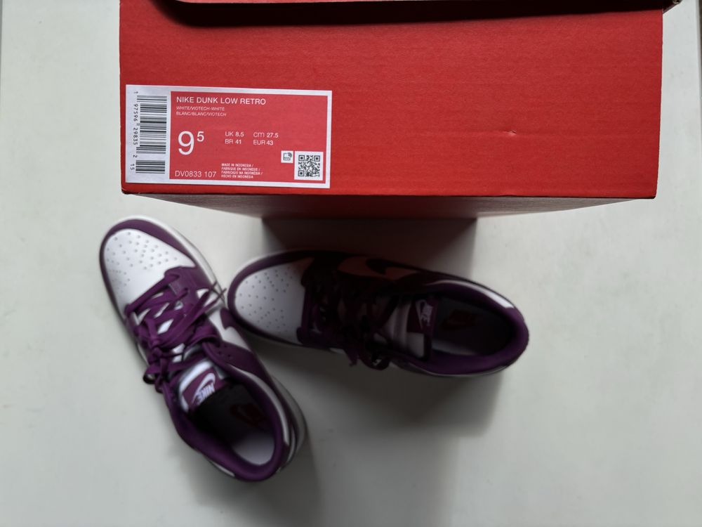 Nike Dunk Low Purple Найк Данкі