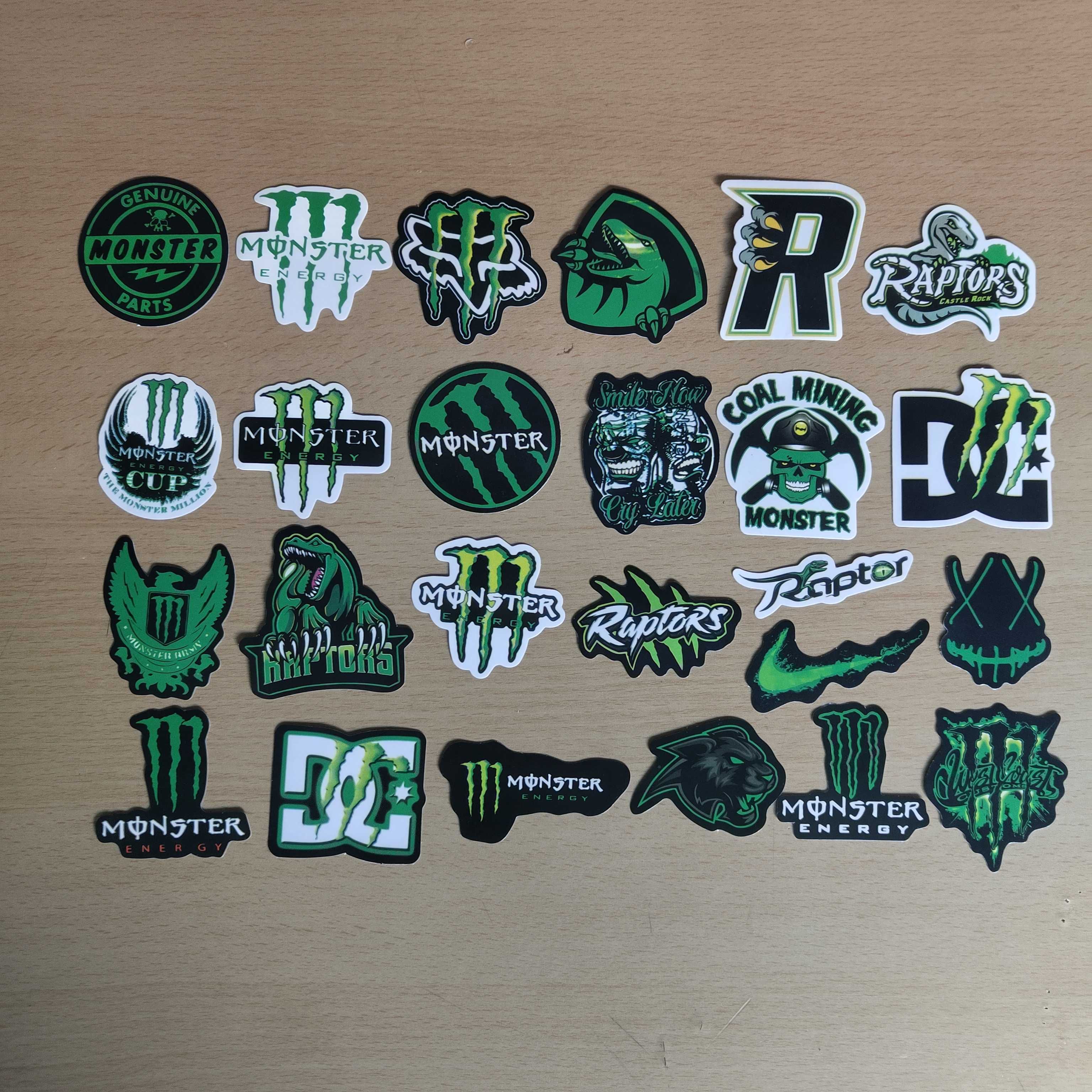 50 Stickers Autocolantes Monster