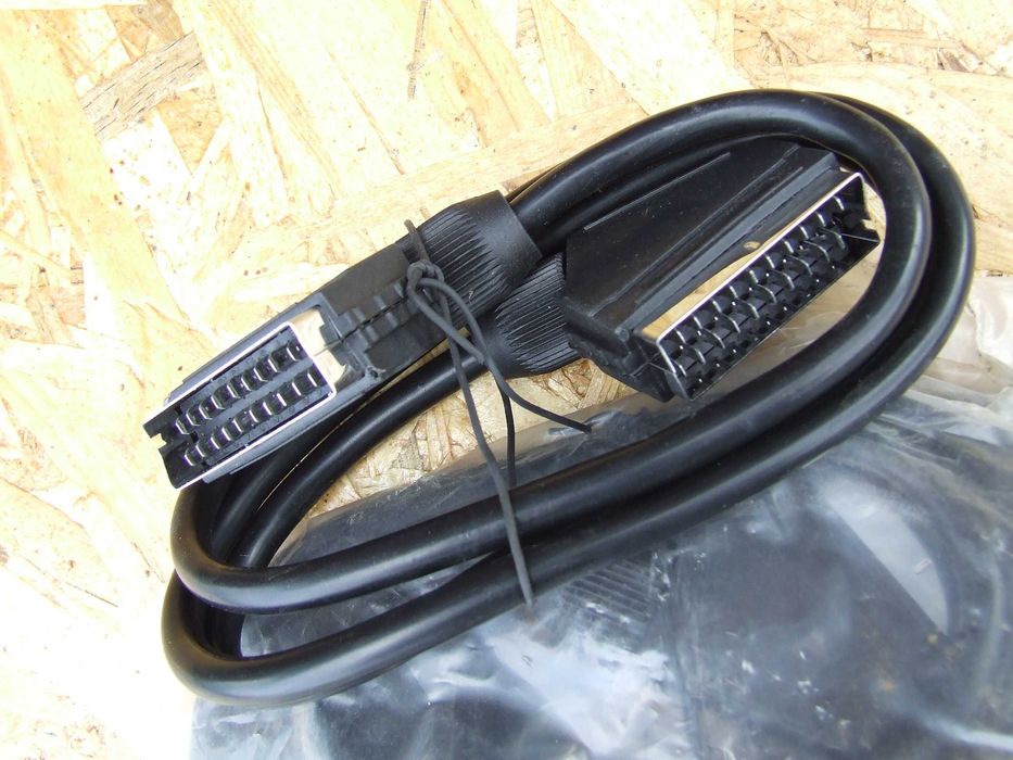 Шнур для радиоапаратуры Scart-scart новый /Скарт на 21pin/не HDMI