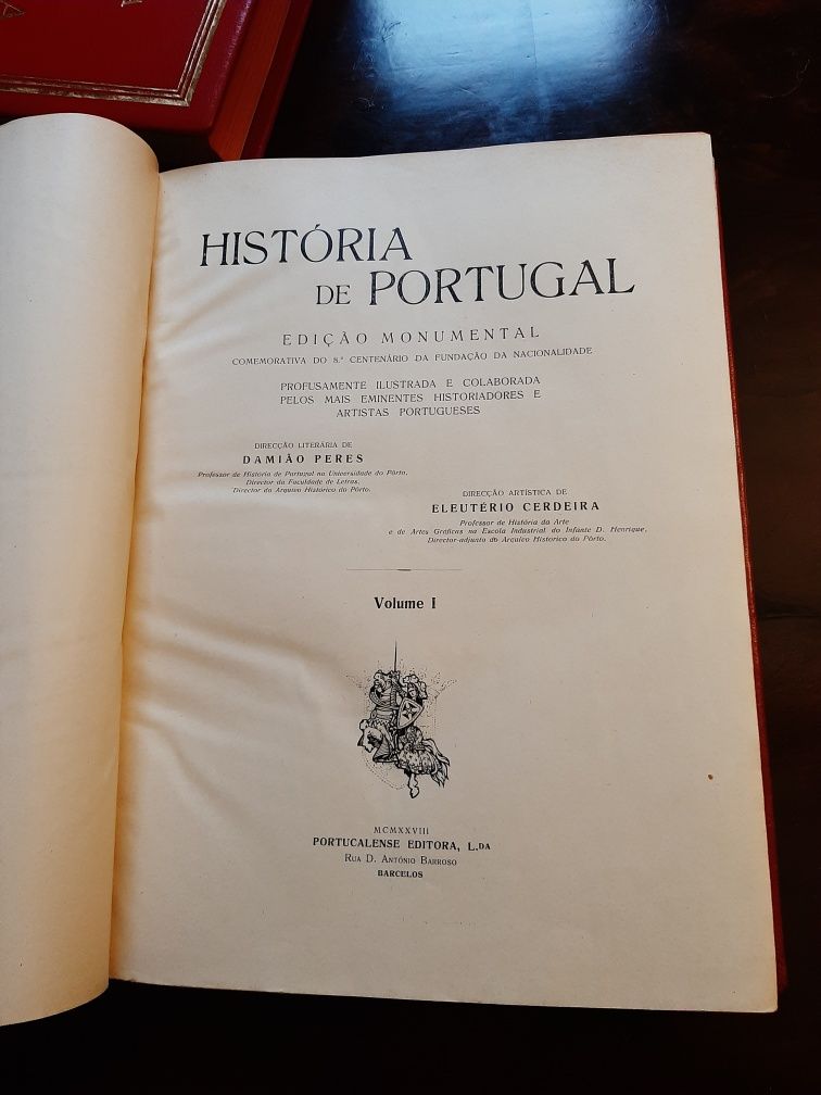 História de Portugal, de Damião Peres (10 vols)