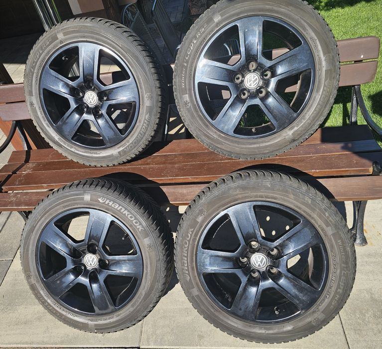 Felgi 5x112 16 Audi VW koła ET 42 opony zima Hankook 2019