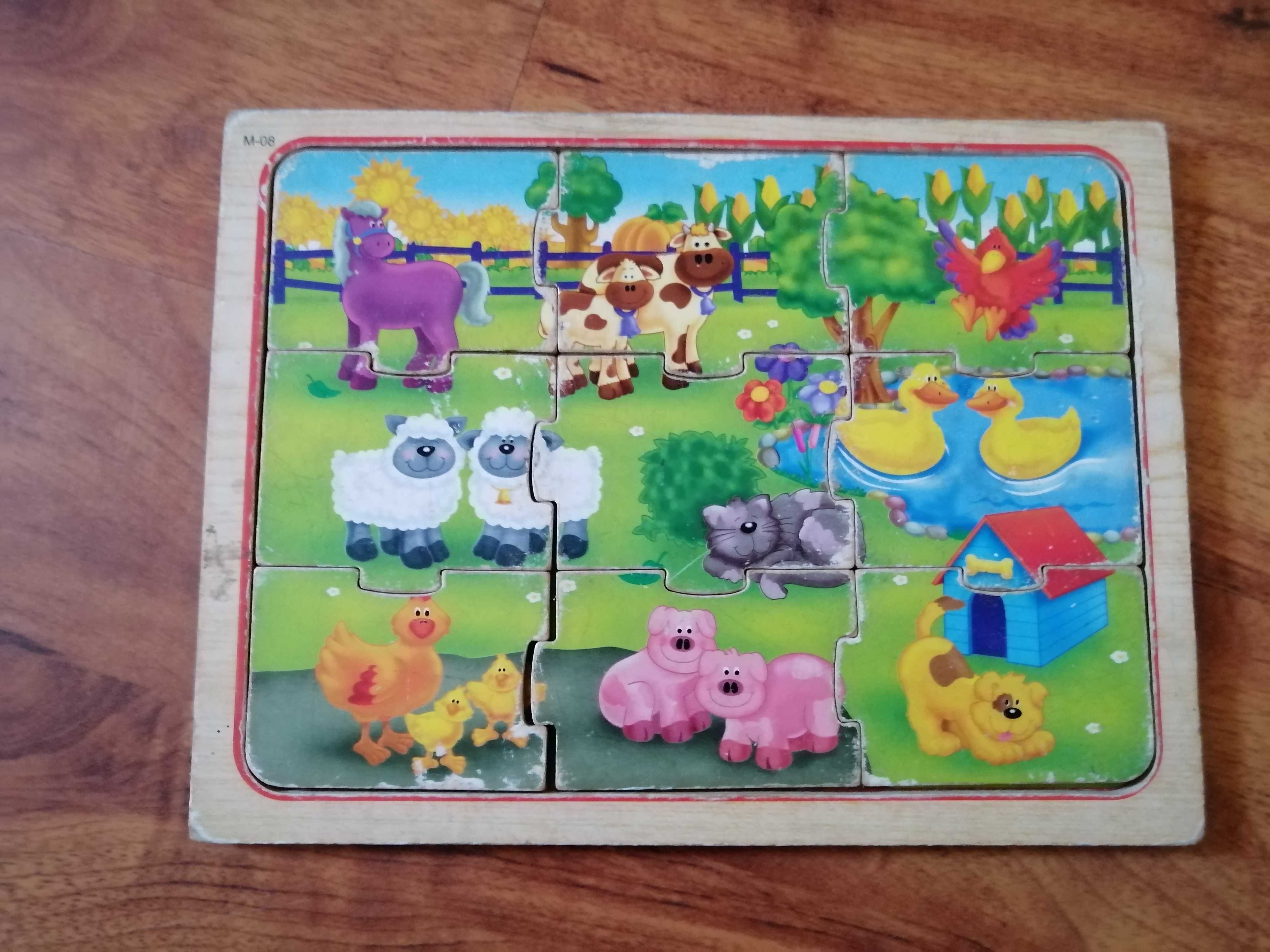 puzzle drewniane