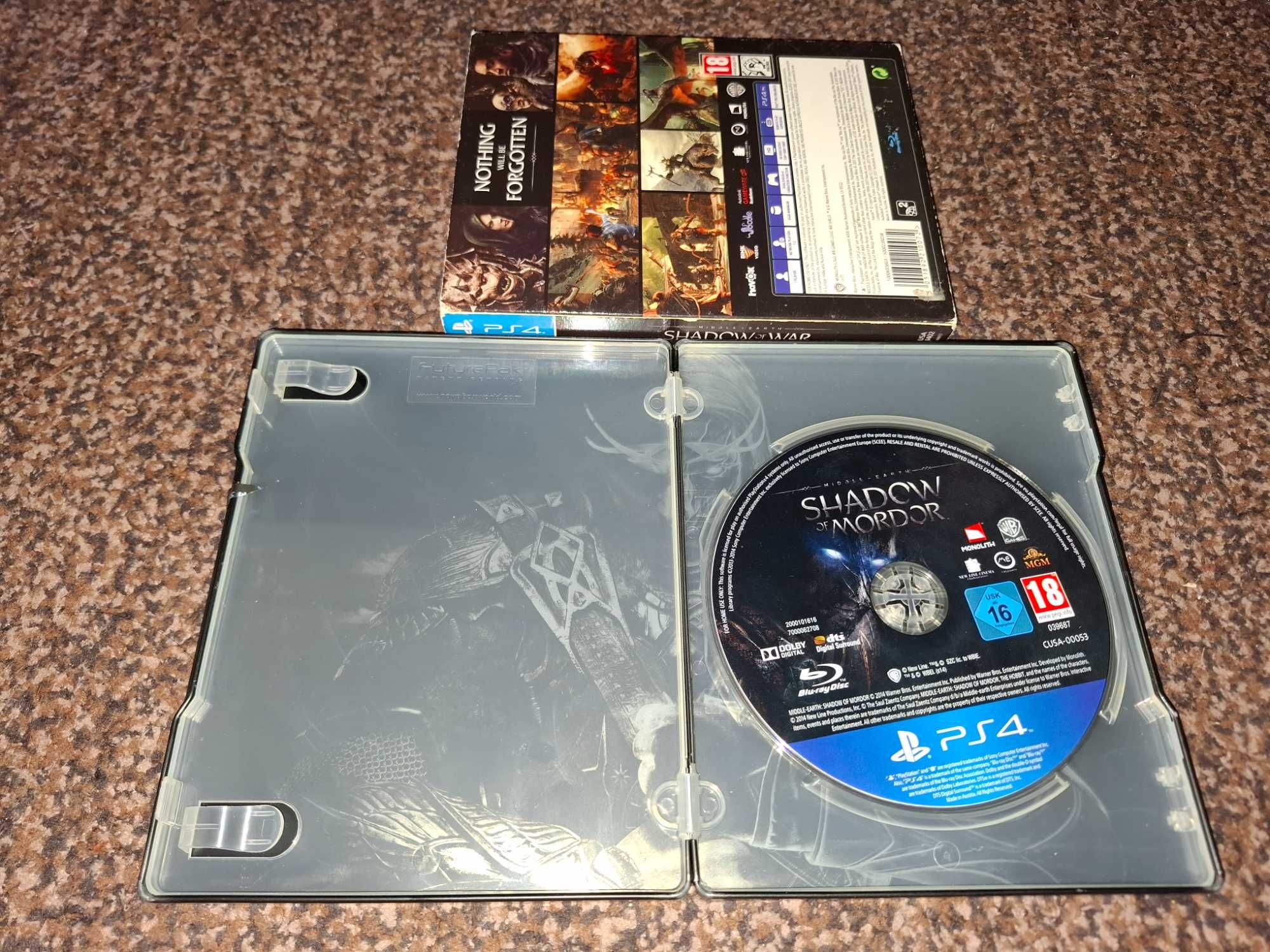 Middle Earth Shadow of War Tesco Exclusive Stelbook Edition - Sony PS4