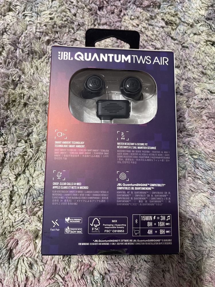 Słuchawki JBL Quantum TWS Air