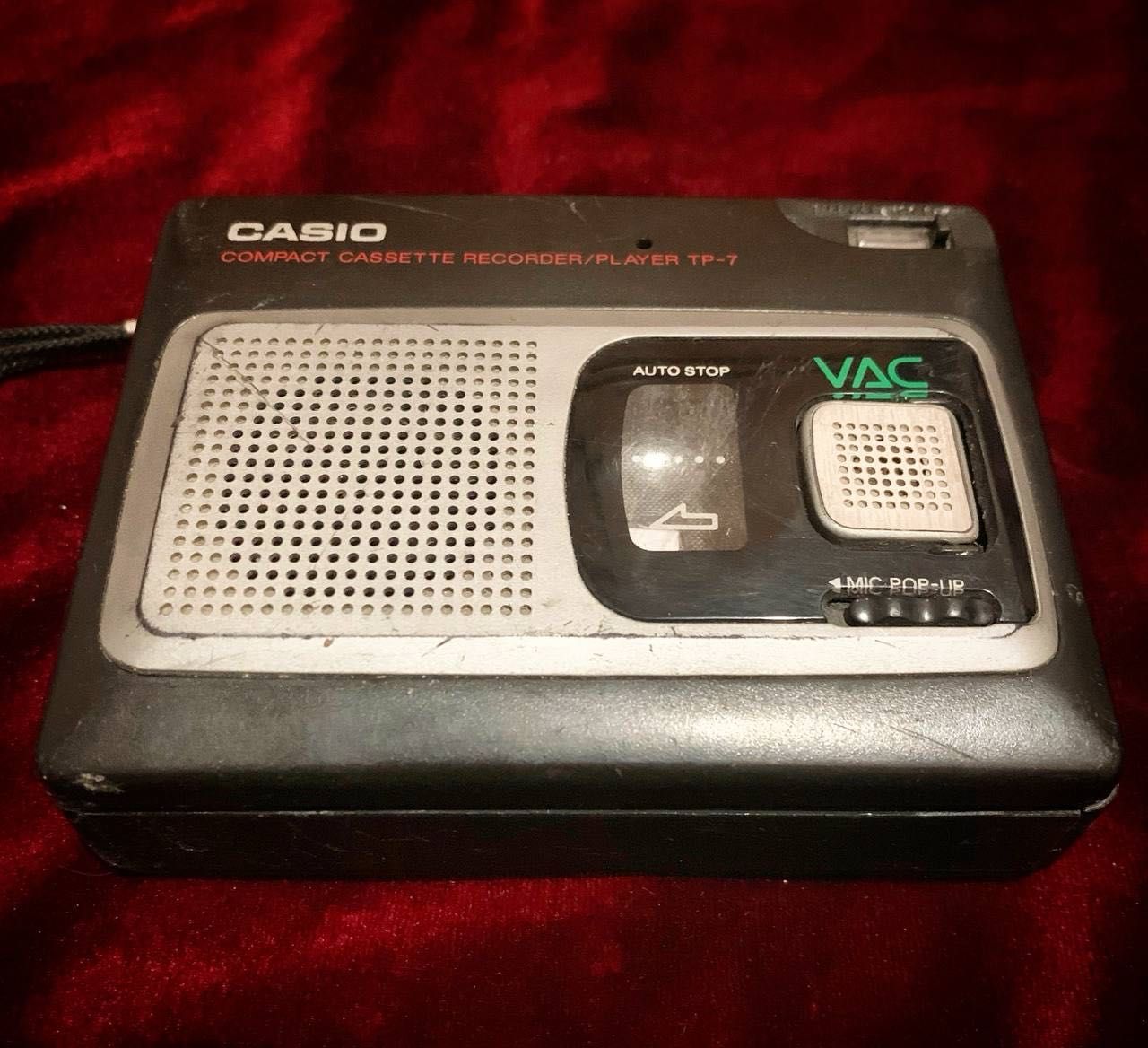 Casio TP-7 редкий кассетный плеер