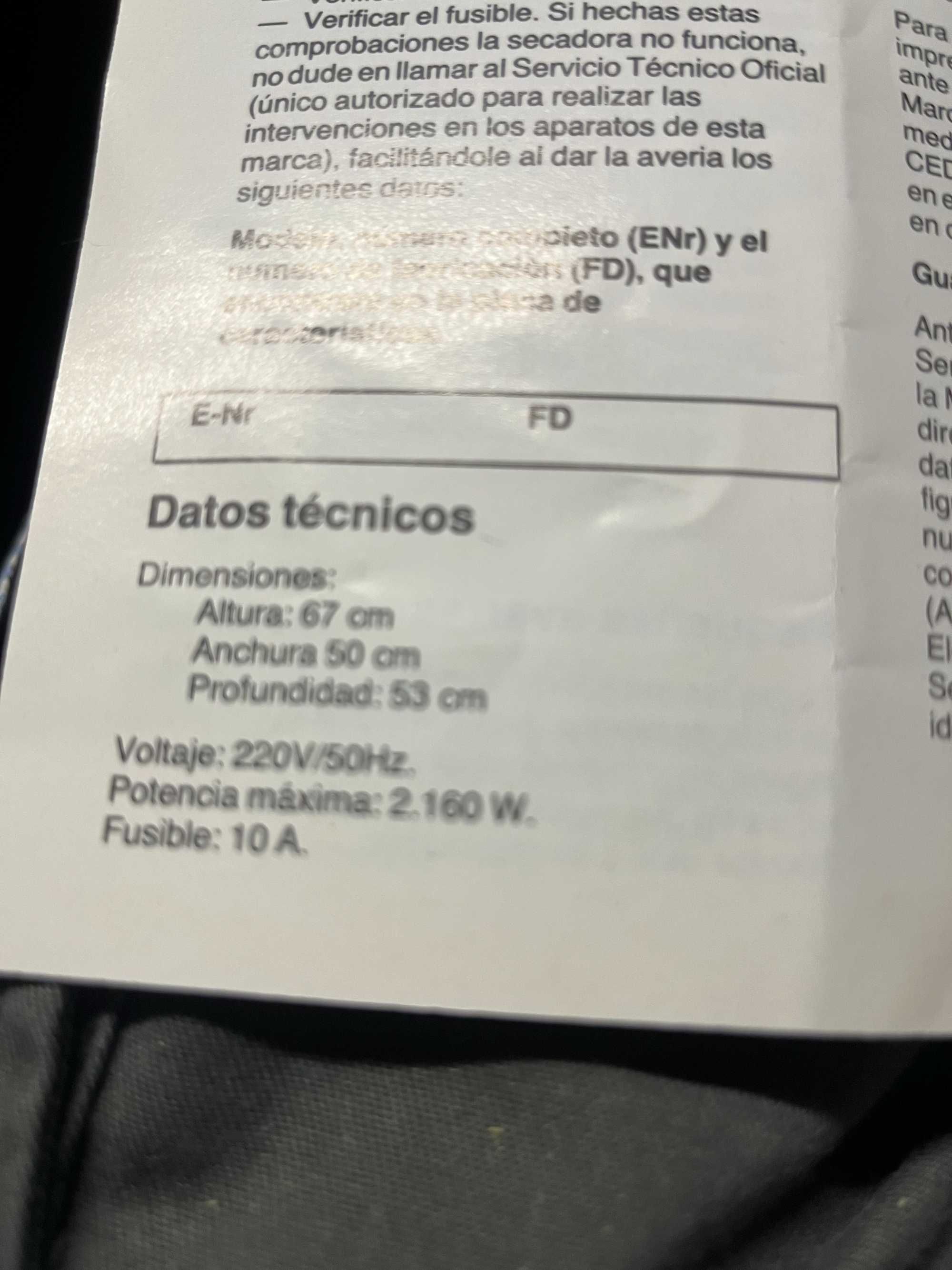 secadora roupa elétrico