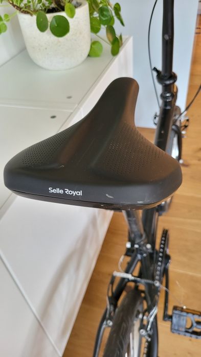 Rower miejski skladany Btwin 3 biegi Shimano Nexus, Selle Royal