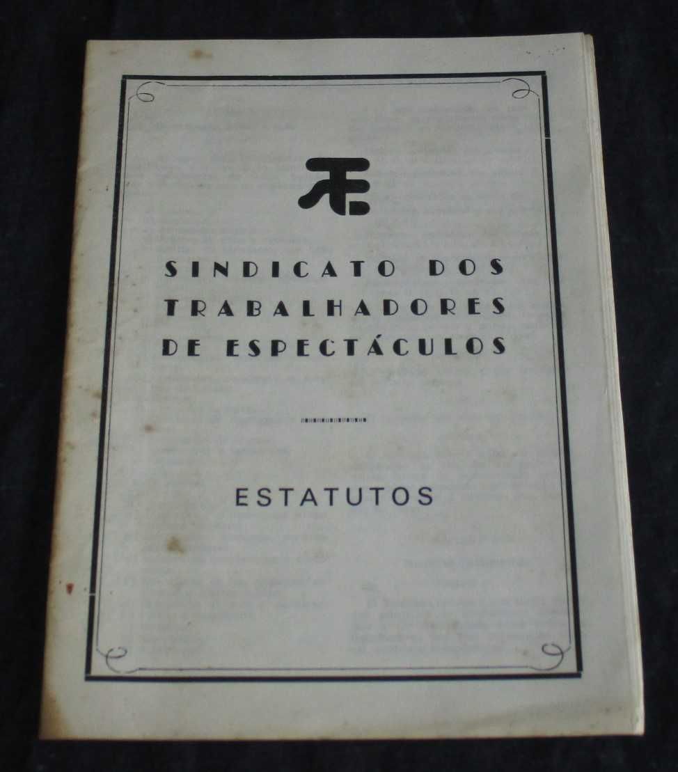 Sindicato dos Trabalhadores de Espectáculos Estatutos 1975