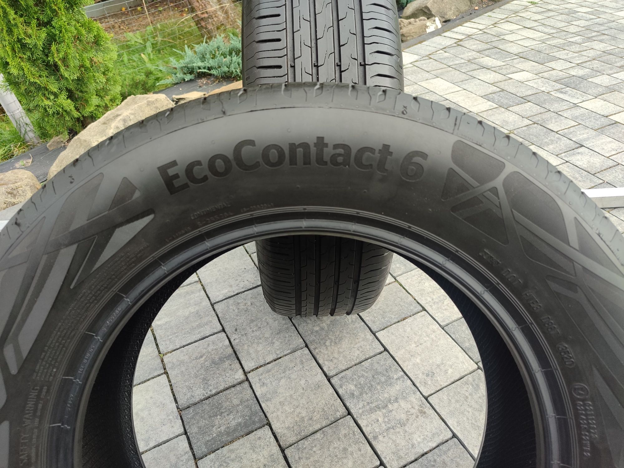 Opony letnie 2szt R17 215/65 V Continental EcoContact6 wysoki bieznik