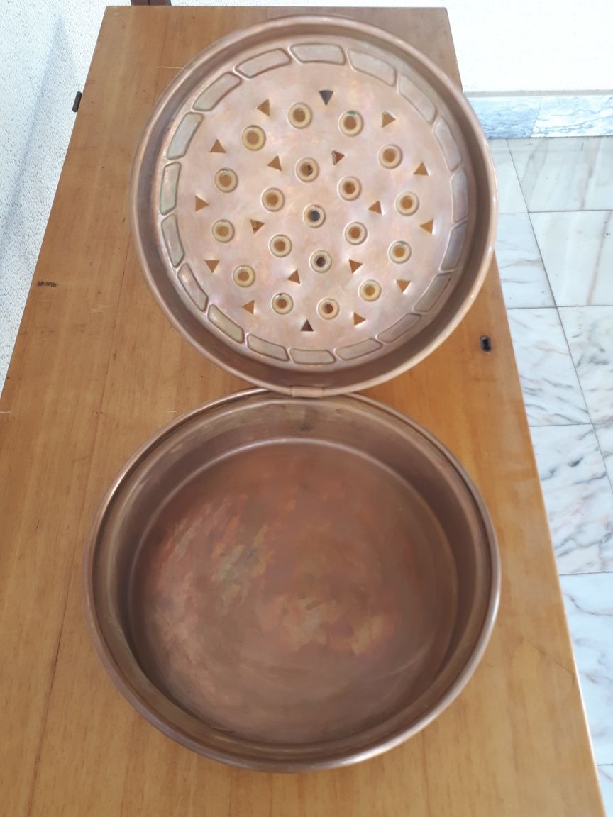 Braseira de Cama em Cobre