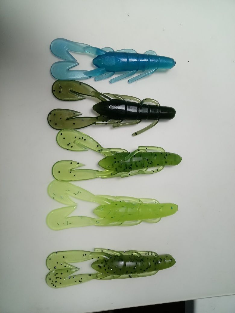 Amostras pesca vinil