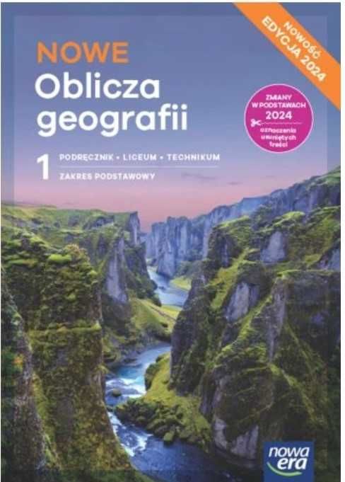 Podręcznik Oblicza geografii 1 ZP Nowa Era Edycja 2024