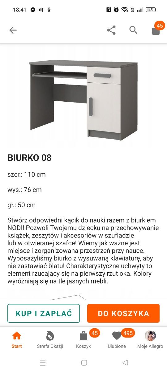 Meble młodzieżowe