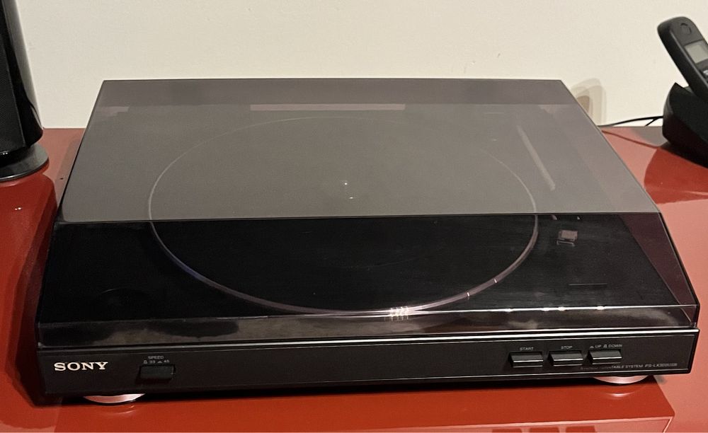 Leitor de vinil SONY PS-LX300USB