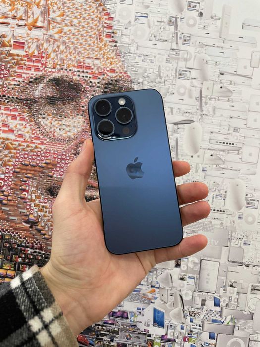 iPhone 15 Pro 256GB Blue Titanium ГАРАНТІЯ 6 Місяців МАГАЗИН айфон