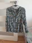 Koszula l 40 bluzka łączka wzór Olivia blouse kwiaty biuro praca