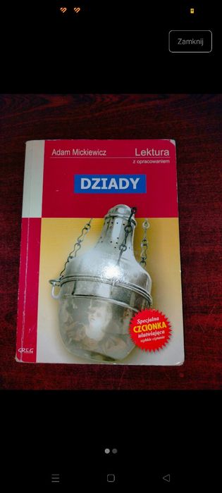 Książka Dziady Adama Mickiewicza