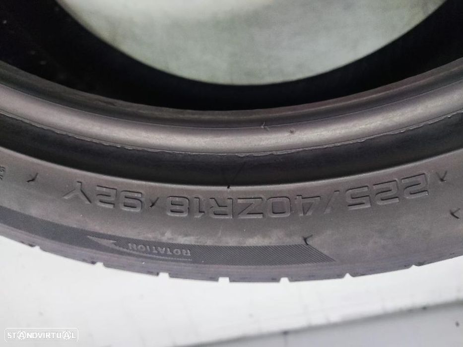 2 pneus semi novos 225-40r18 hankook - oferta dos portes