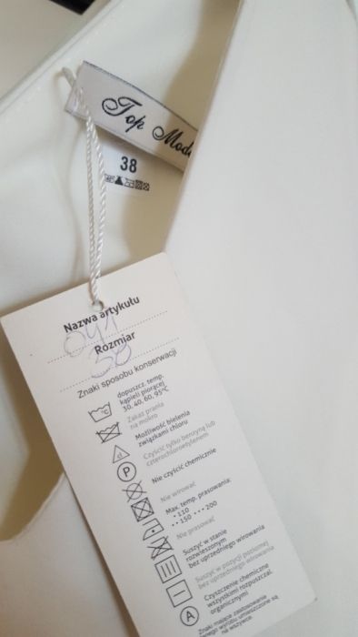 NOWA Sukienka krótka Top Moda Kamila roz. 38 wesele ślub kwiaty