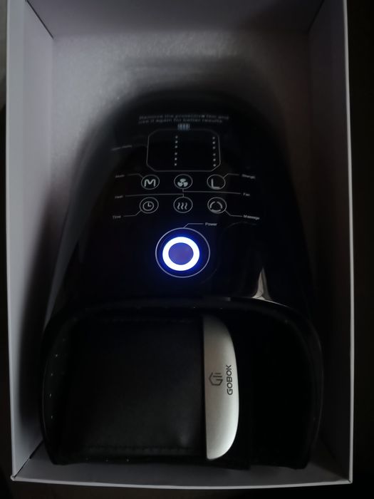 Бездротовий ручний масажер GOBOK FE-0161 з підігрівом/охолодженням, 6D