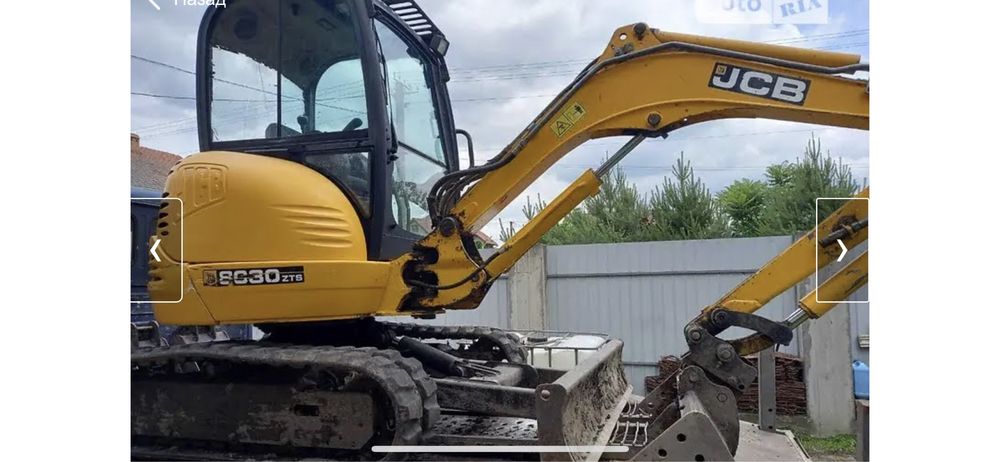 Оренда мініекскаватора