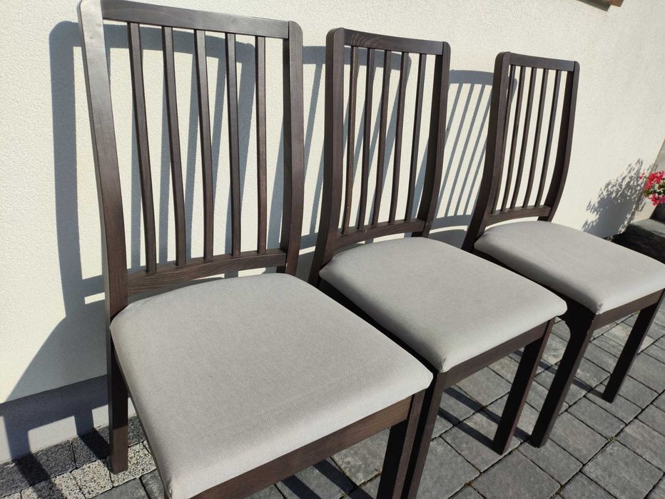 3 krzesła Ikea Ekedalen