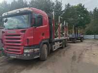 Scania 6x4 do drewna drzewa lasu dłużycy