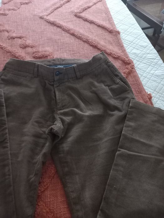 Calças de bombazine, novas, tam.44. Boas marcas. Ultimas para venda
