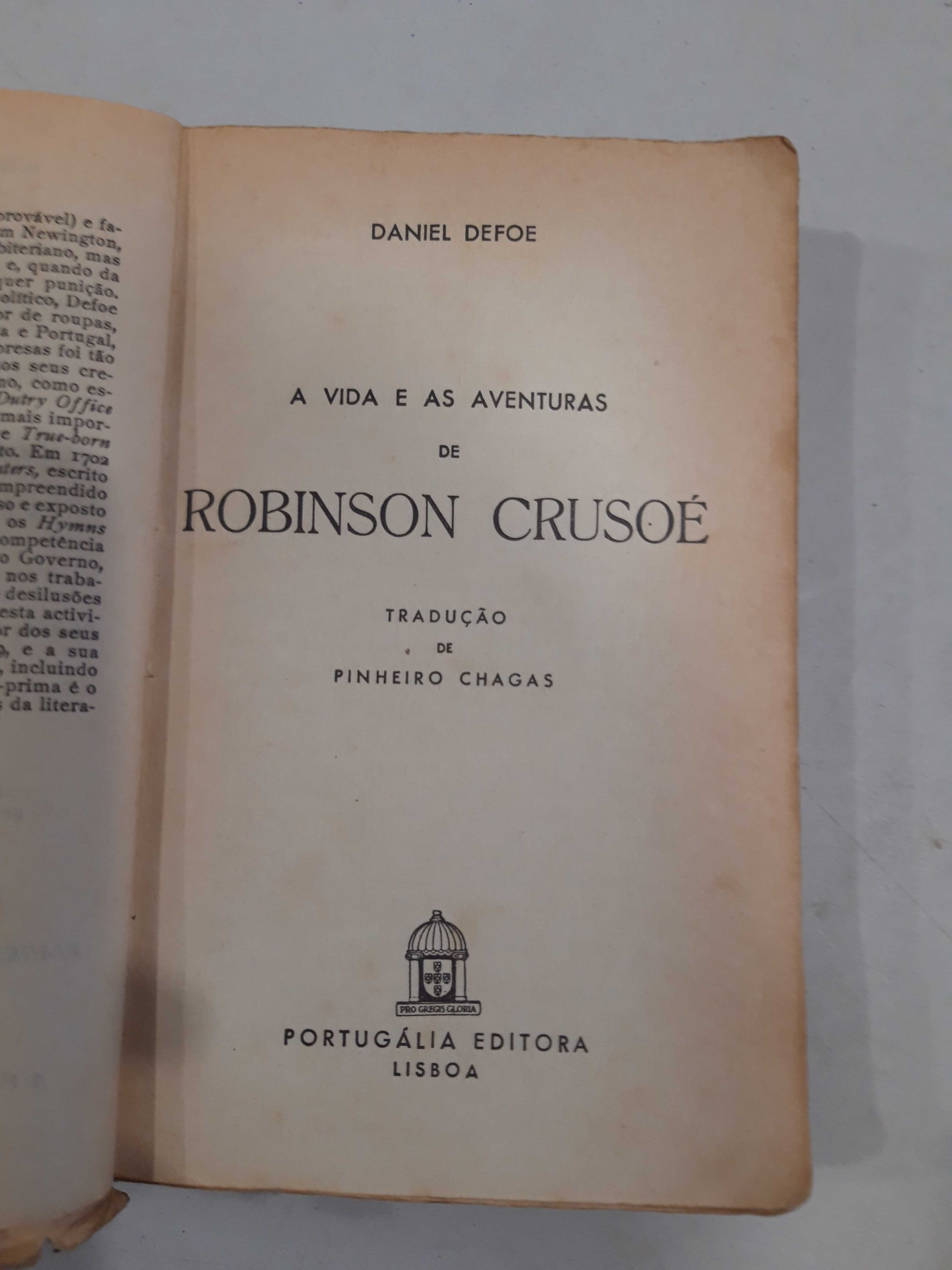 Livro  Ref:PVI - Robinson Crusoé