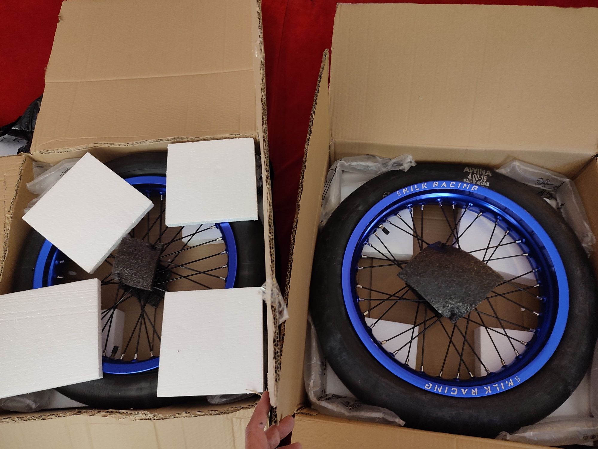 16" MILK RACING Supermoto Wheels for Surron - NEW!