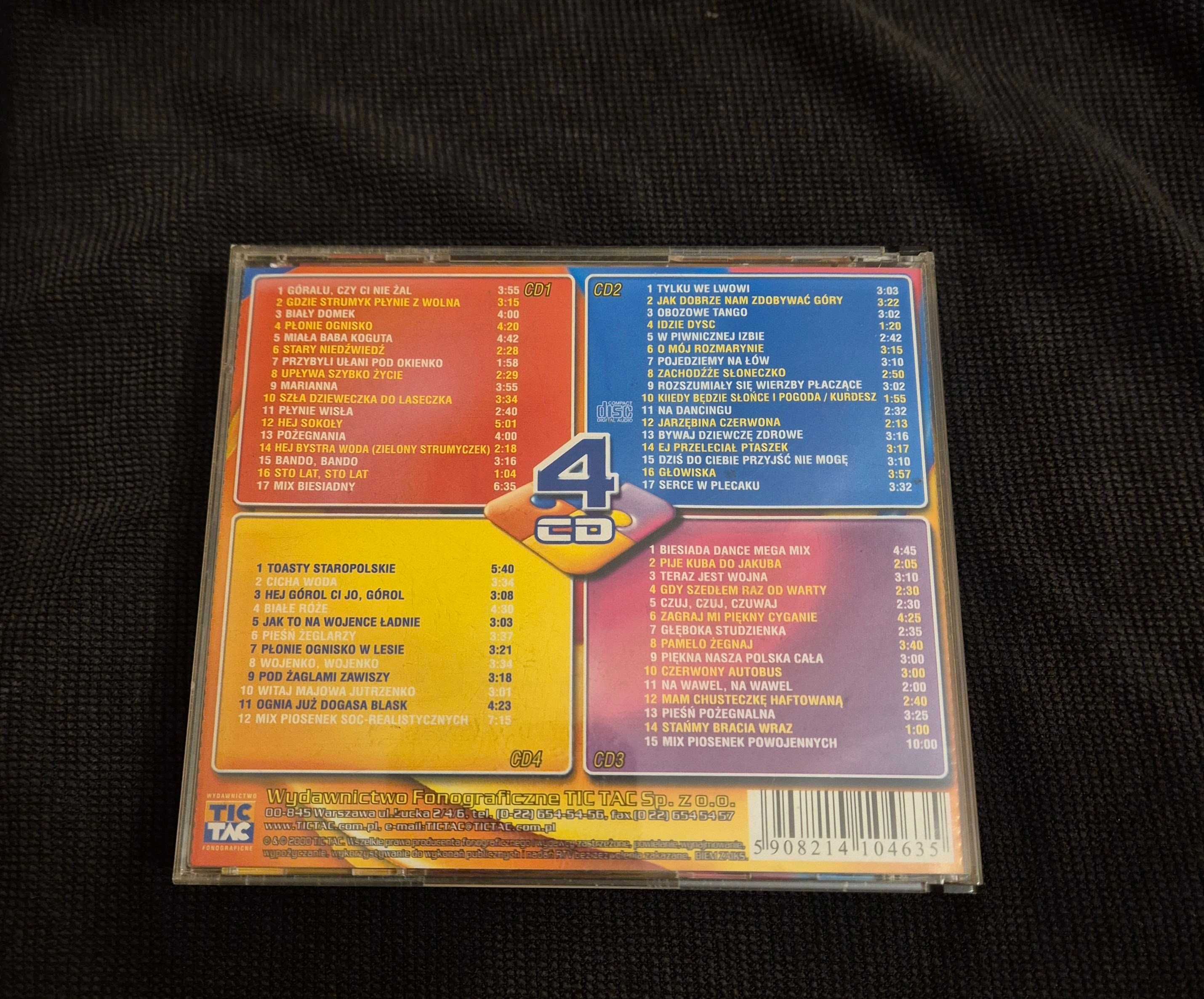 Piosenki Biesiadne 4CD