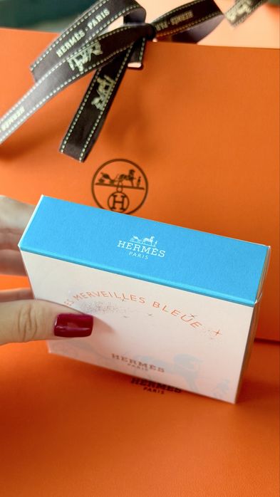 Hermes Eau des merveilles bleue Zestaw Balsam do ciała 40ml EDT 7,5ml