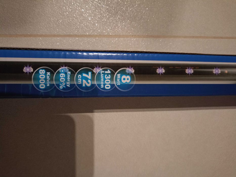 Świetlówka akwariowa AQUA LED 72cm 8 Watt Actinic