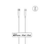 Kabel Puro Plain do Apple z MFI USB-C - Lightning 2.0/2.4A 2m - biały